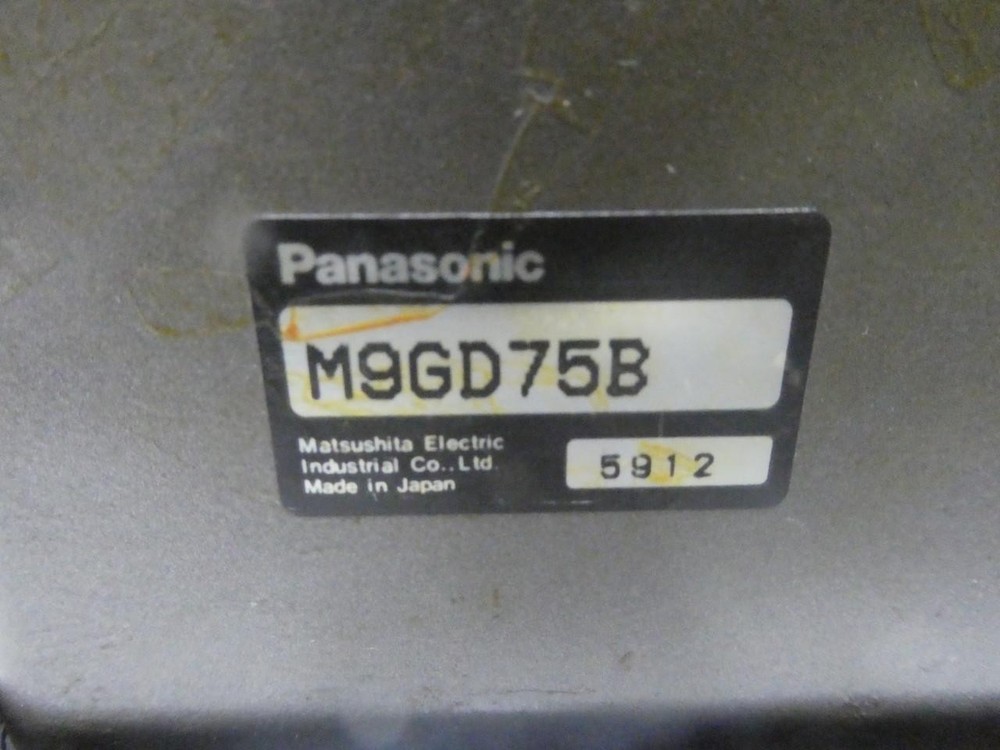 Panasonic M9GD75B G Series Gear Head