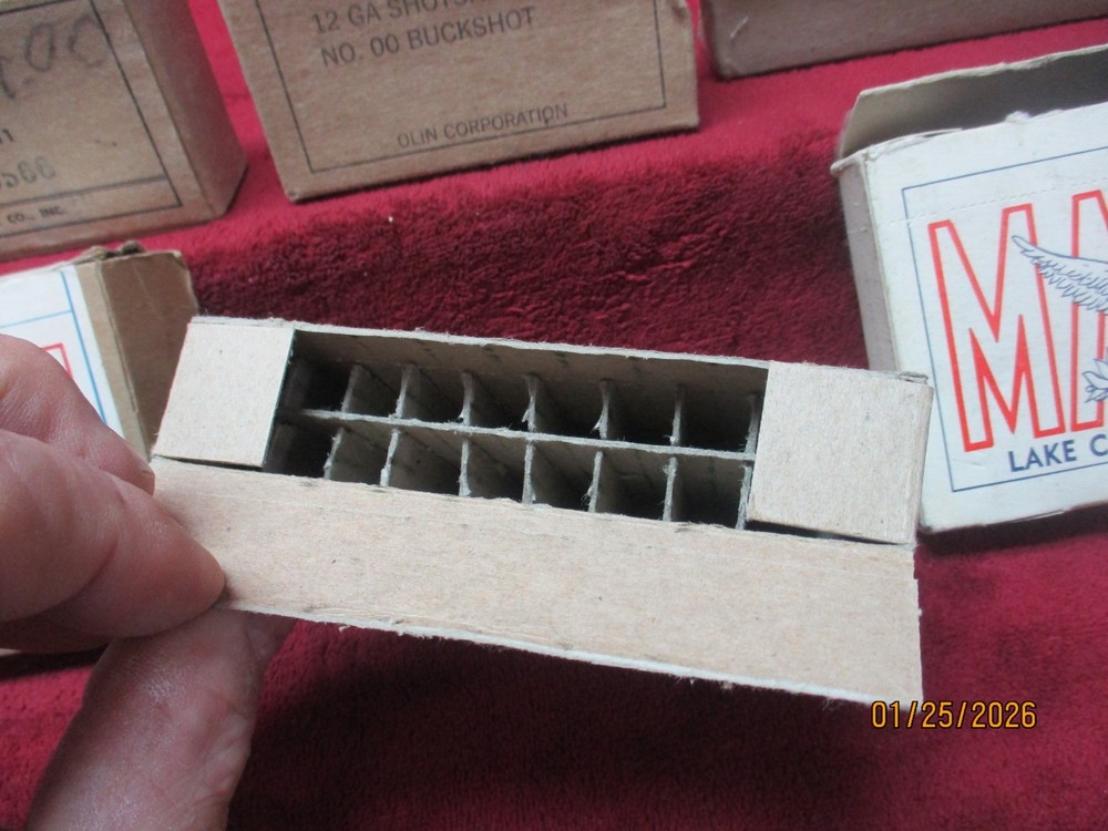 6 Vintage USGI Ammo Boxes, Mixed-Lot, Ammo Boxes, (Empty)