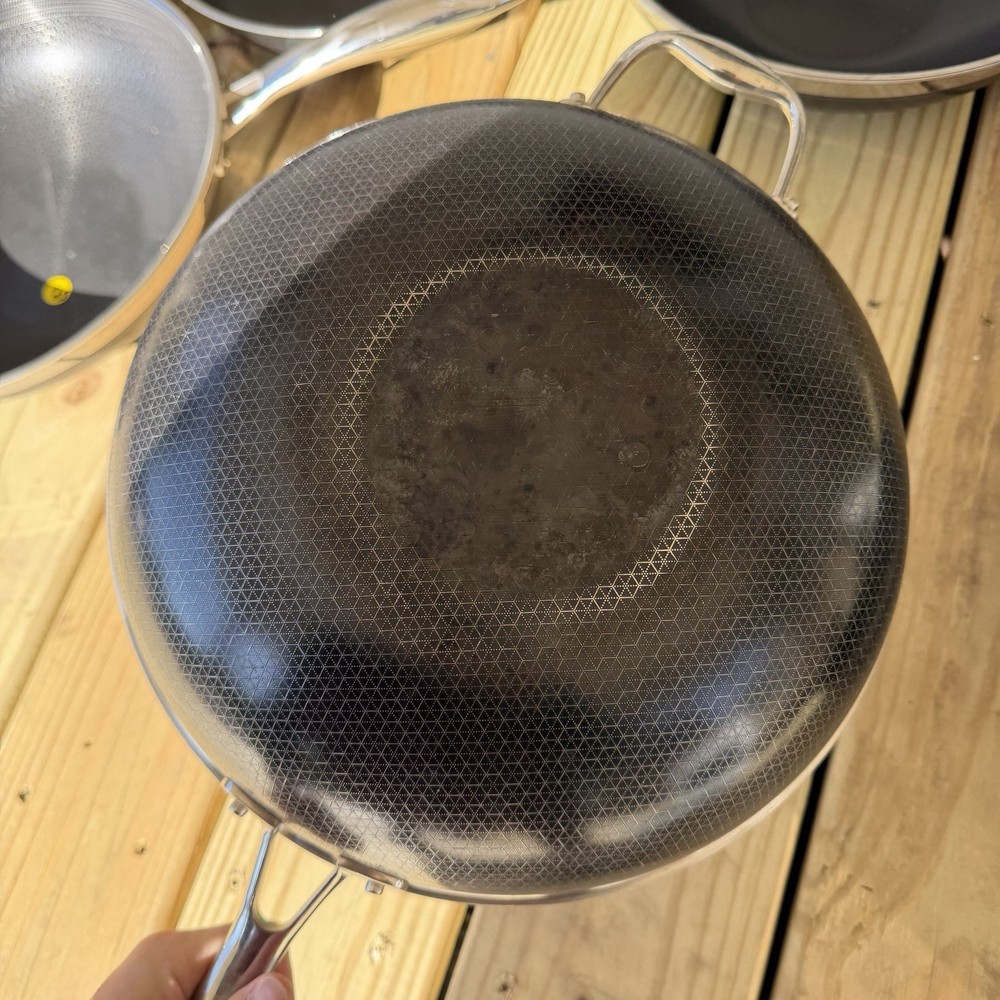 Hexclad Hybrid Cookware 8 Piece Set Preowned Great Condition