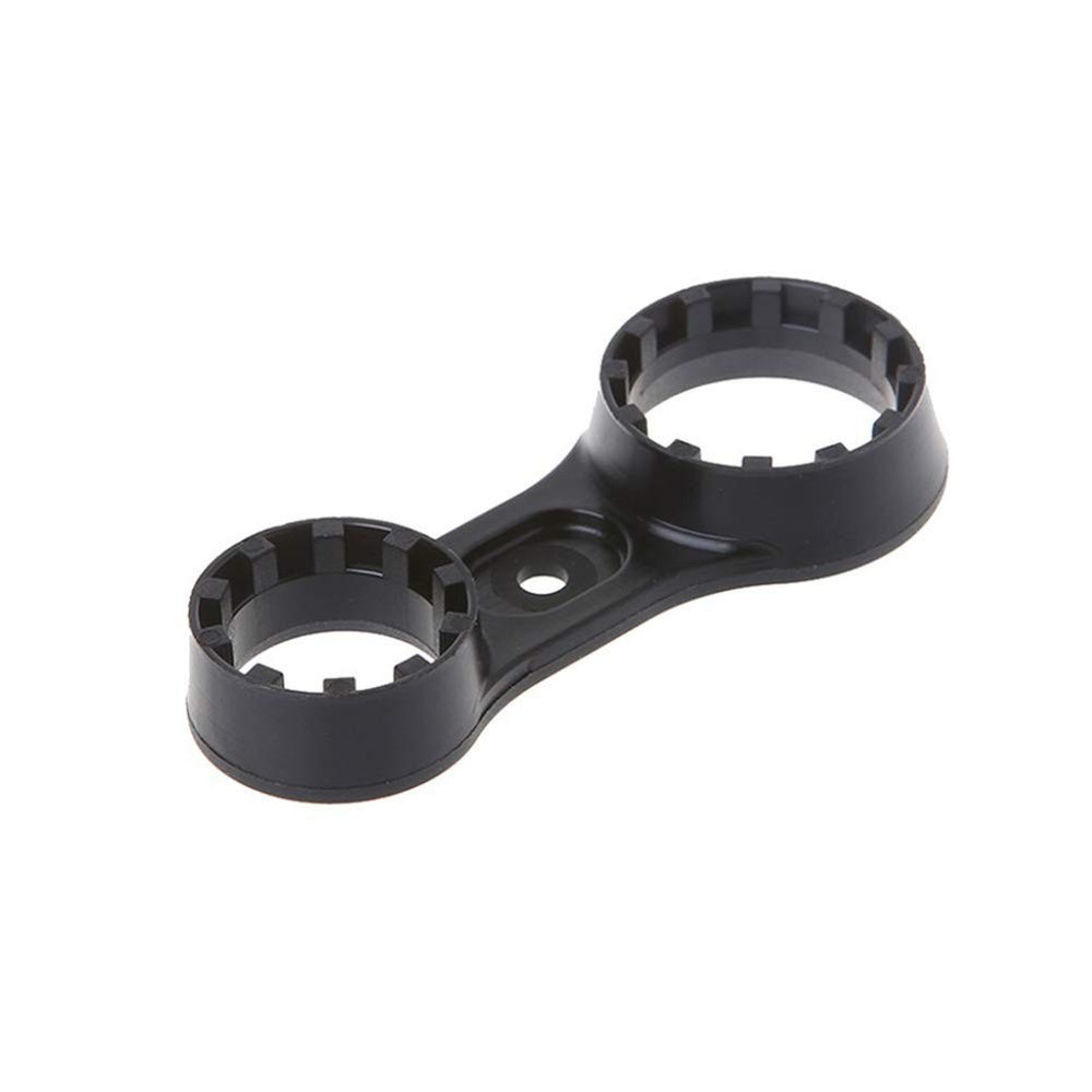 Double Head Bicycle Front Fork Repair Spanner Wrench Maintenance Tool Black