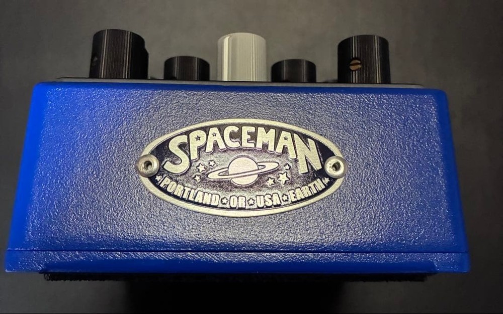 Spaceman Effects Aurora Analog Flanger Blue