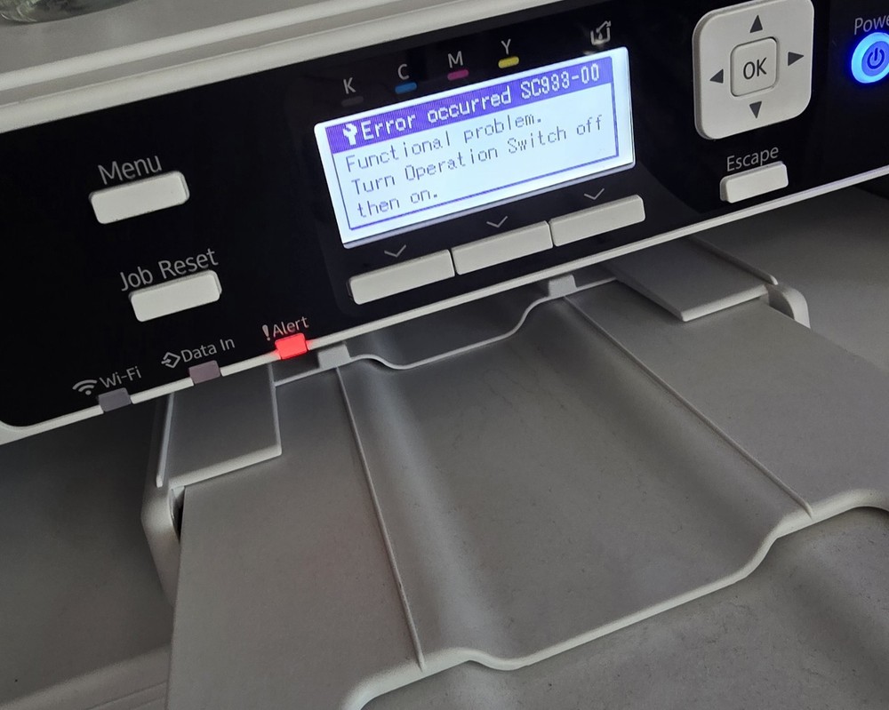 Sawgrass Virtuoso SG1000 Sublimation Printer | Tested | Error Code