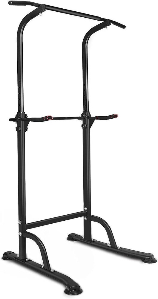 Tough Steel Frame Workout Dip Station Pull Up Bar