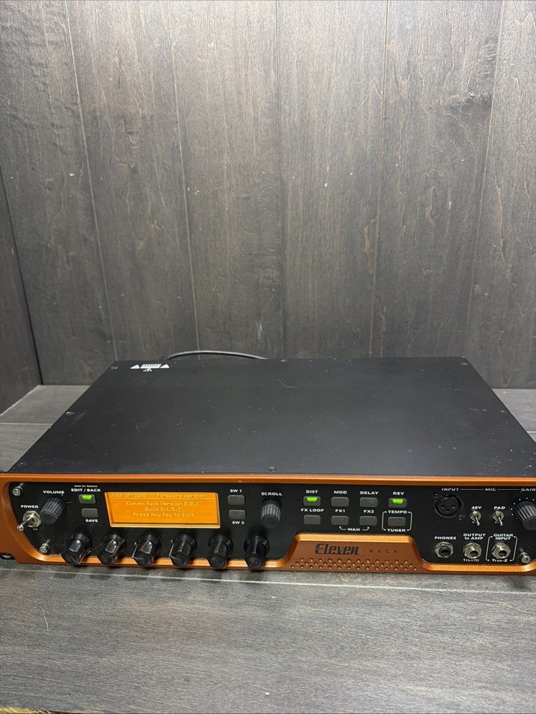 Avid Eleven Rack Guitar Preamp Audio Interface V2.0.1