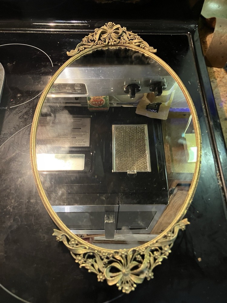 Vintage Mcm Or Deco Wait Mirror