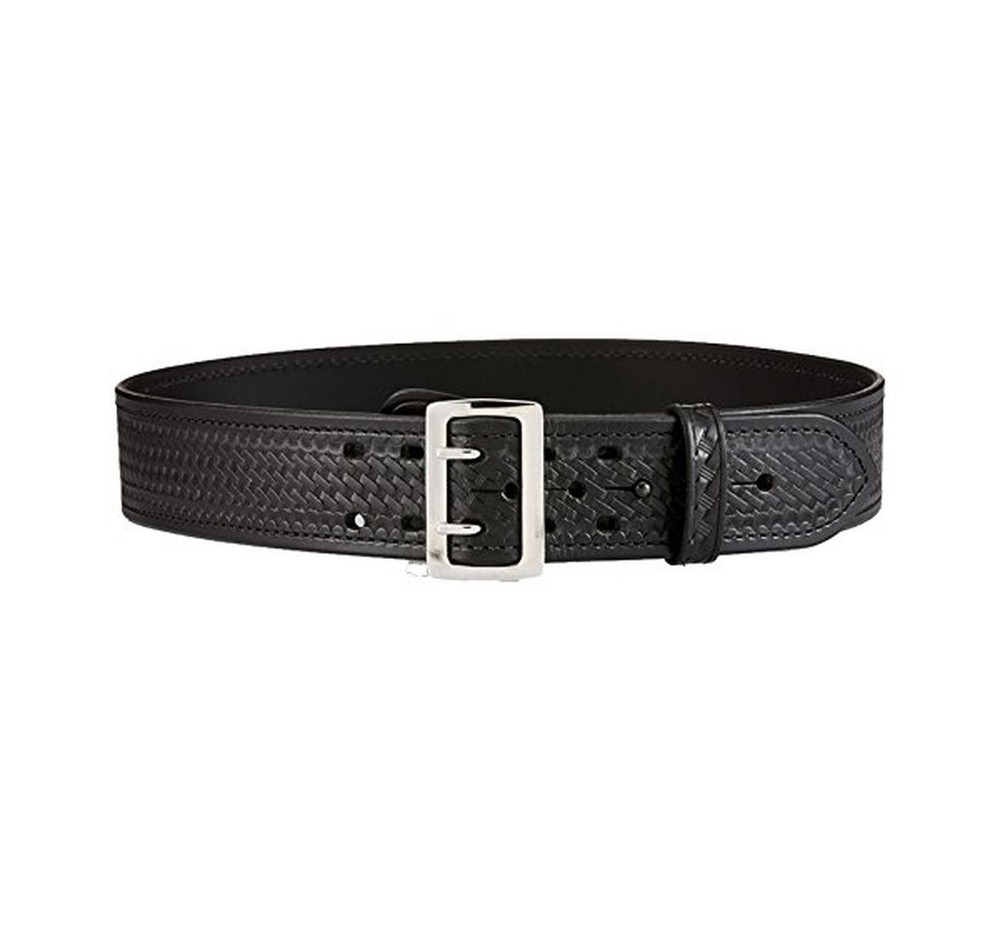 Aker Leather B01 Sam Browne Leather-Lined Duty Belt, 2-1/4" Width