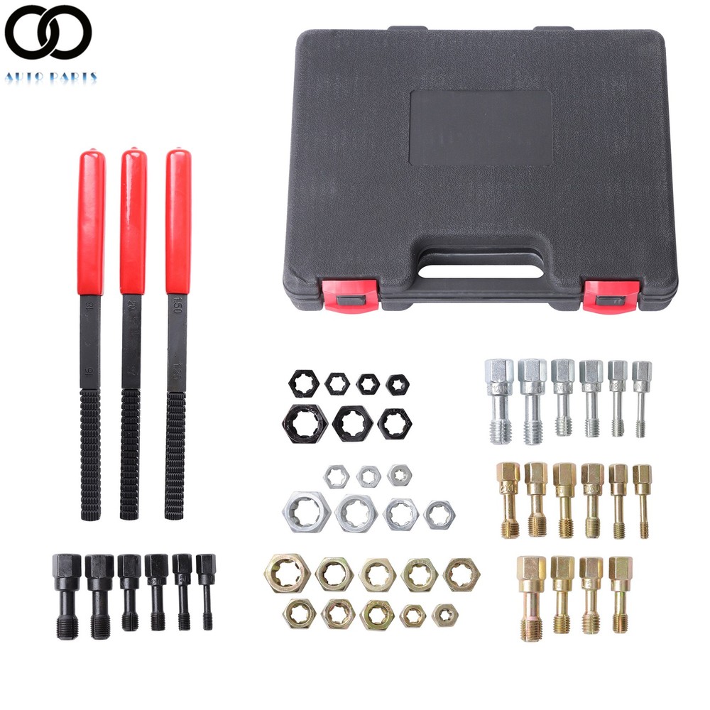Thread Chaser Set UNC UNF Metric Thread Restorer Tool Rethreading Kit 49PCS