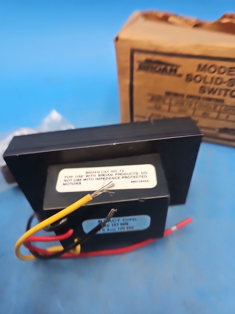 BROAN MODEL 72 SOLID STATE INFINITE SPEED CONTROL SWITCH