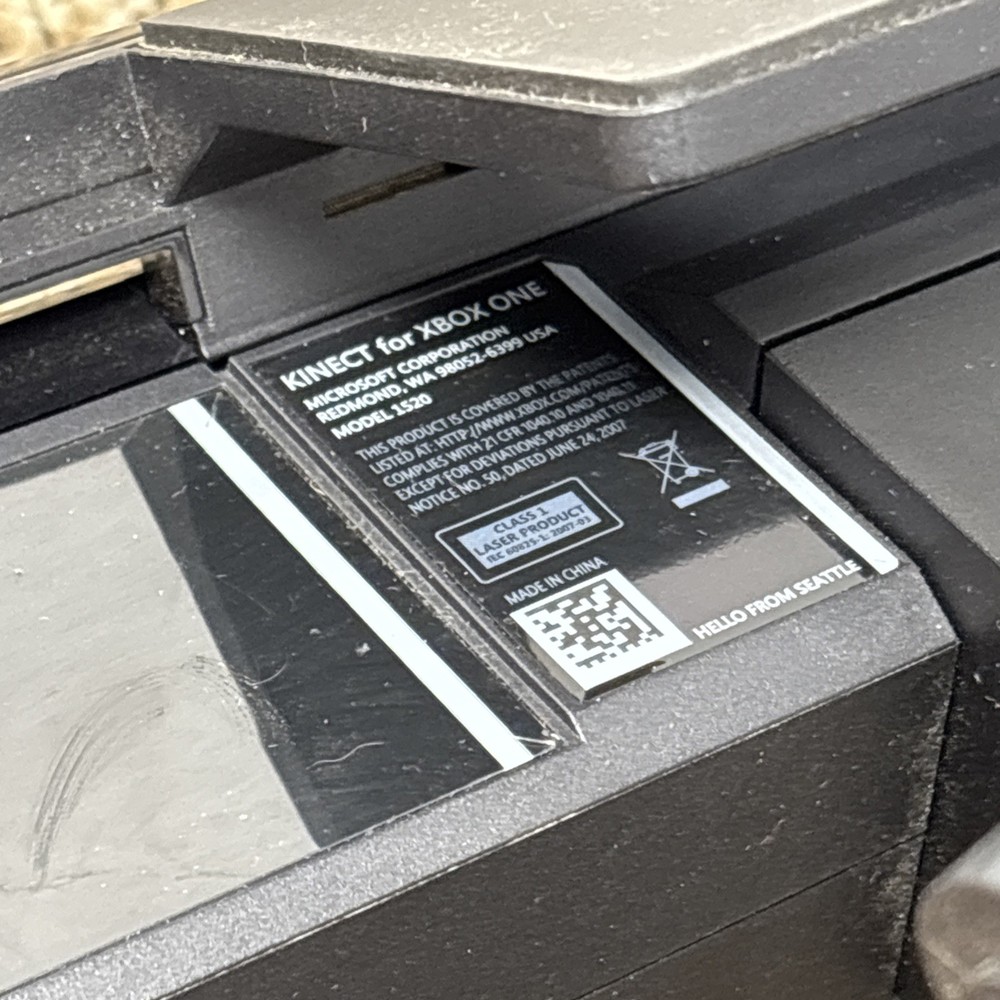 Microsoft Kinect Black 1520 For Xbox One Tested