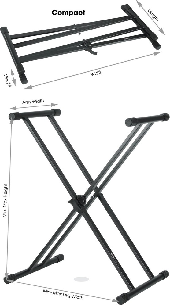 Gator Deluxe "X" Style Keyboard Stand
