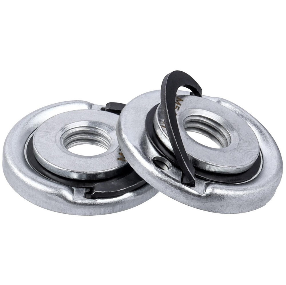 Secure Locking Mechanism Angle Grinder Flange Nuts 5/8"-11, 2Pcs Replacement Nut