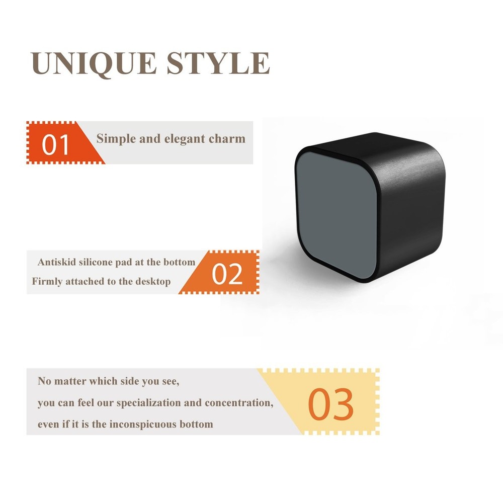 Coideal Single Pen Stand Holder, Black Metal Base for Medium