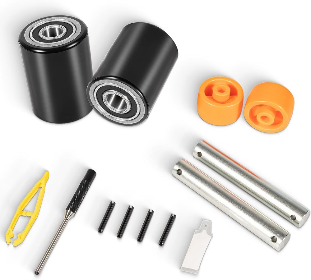 for Crown PTH50 Pallet Jack Front Load Wheels Replacement Kit Front Load Roller