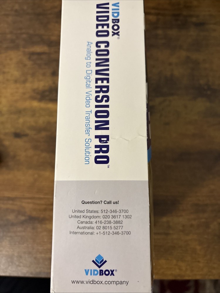 VIDBOX Video Conversion Pro - Mac & PC - Analog To Digital Solution + Bonus NEW