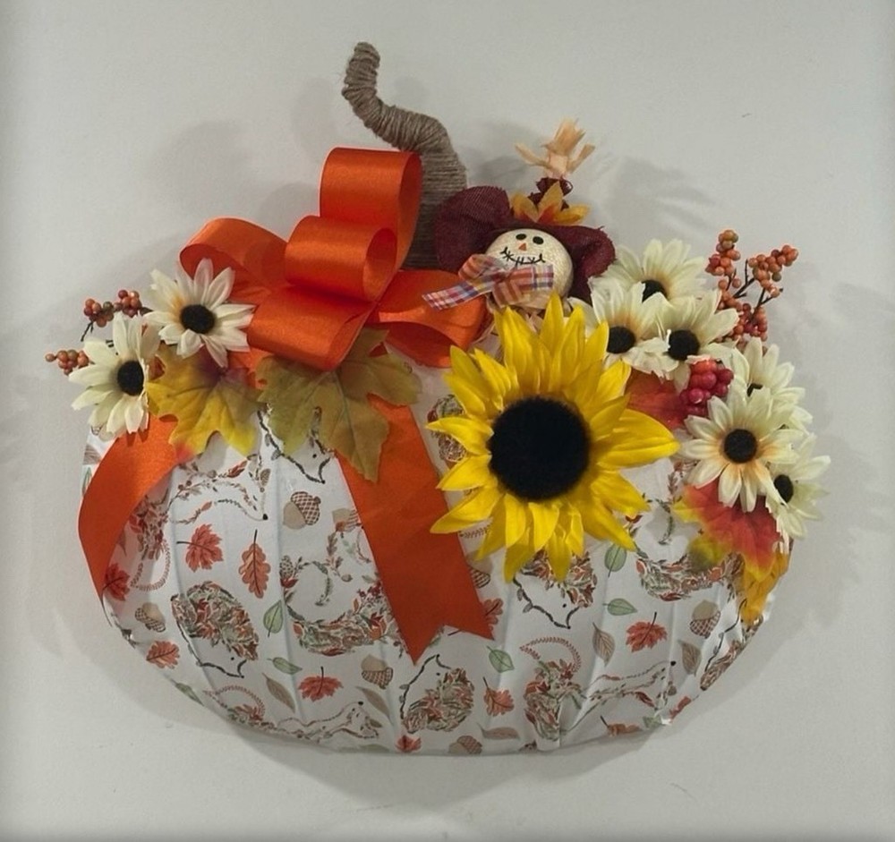 FALL SUNFLOWER PUMPKIN WREATH