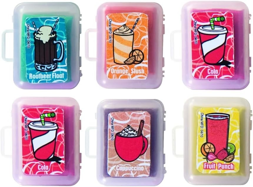 Durable Mini Food Scented Erasers Assorted Pack – 36 Delightful Designs for Fun