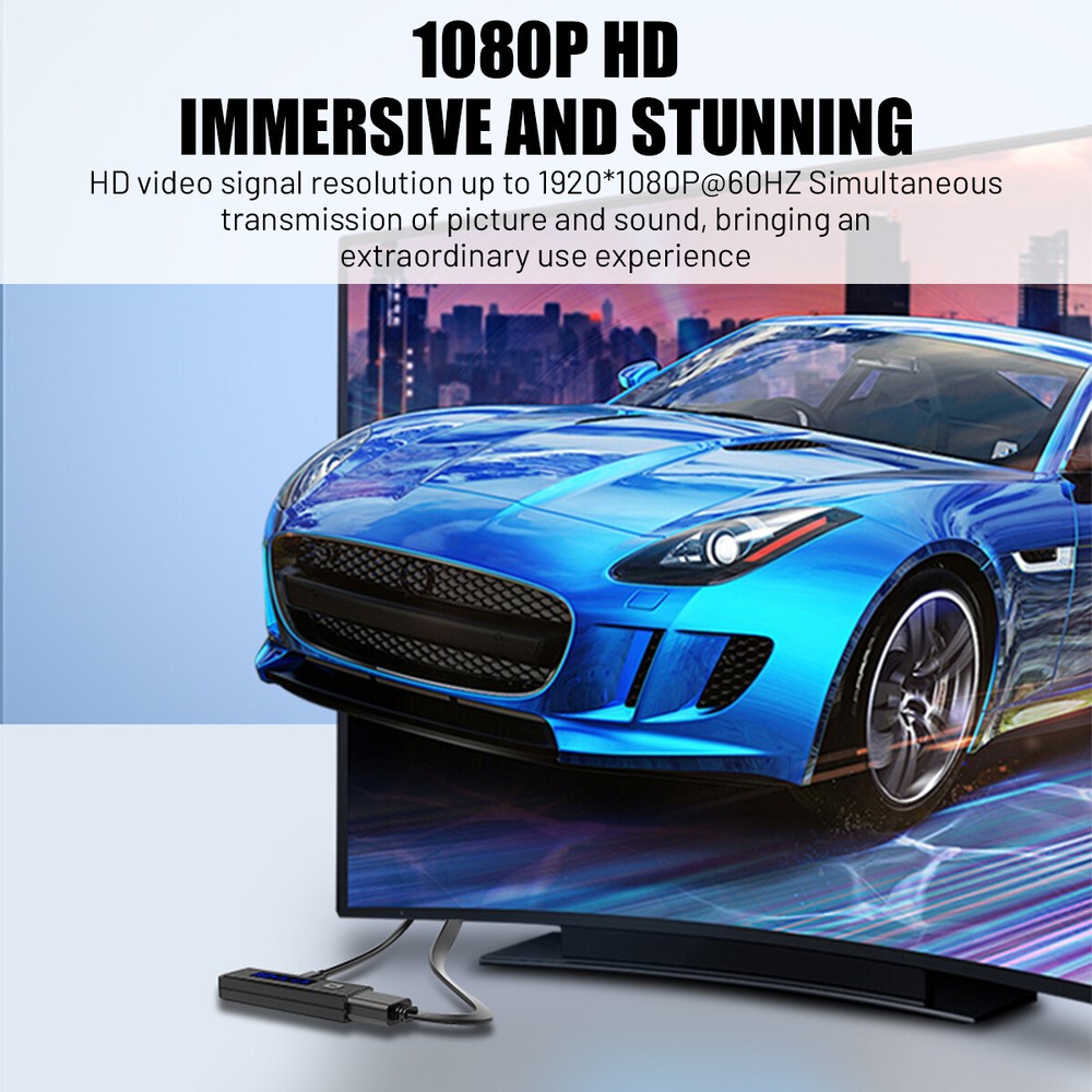 Wireless HDMI Video Transmitter and Receiver PC TV Stick Screen Share Extender