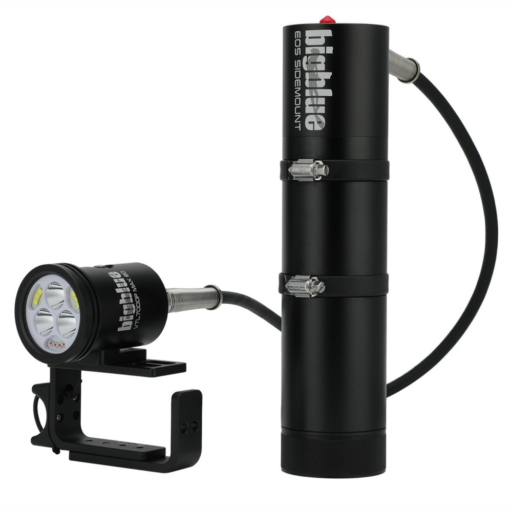 BigBlue VTL7000P Max EOS Sidemount Dive Light