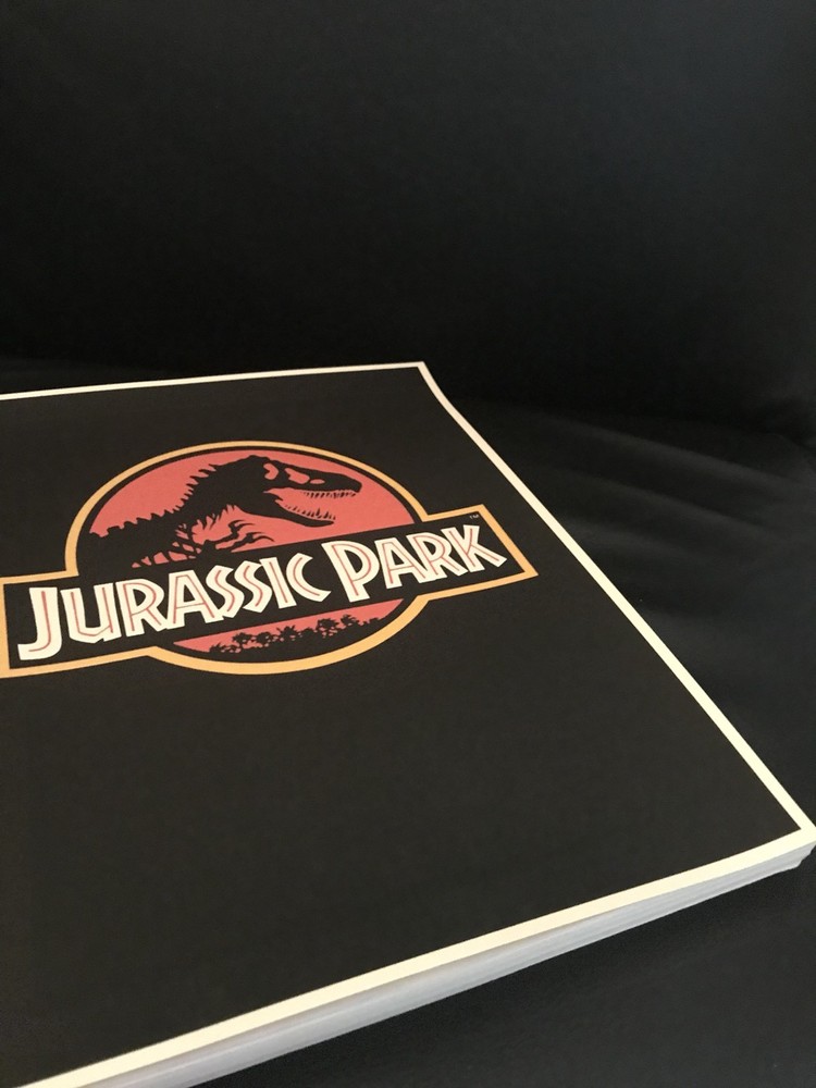 Universal™ JURASSIC PARK (1993) Rare Script MICHAEL CRICHTON Original Screenplay