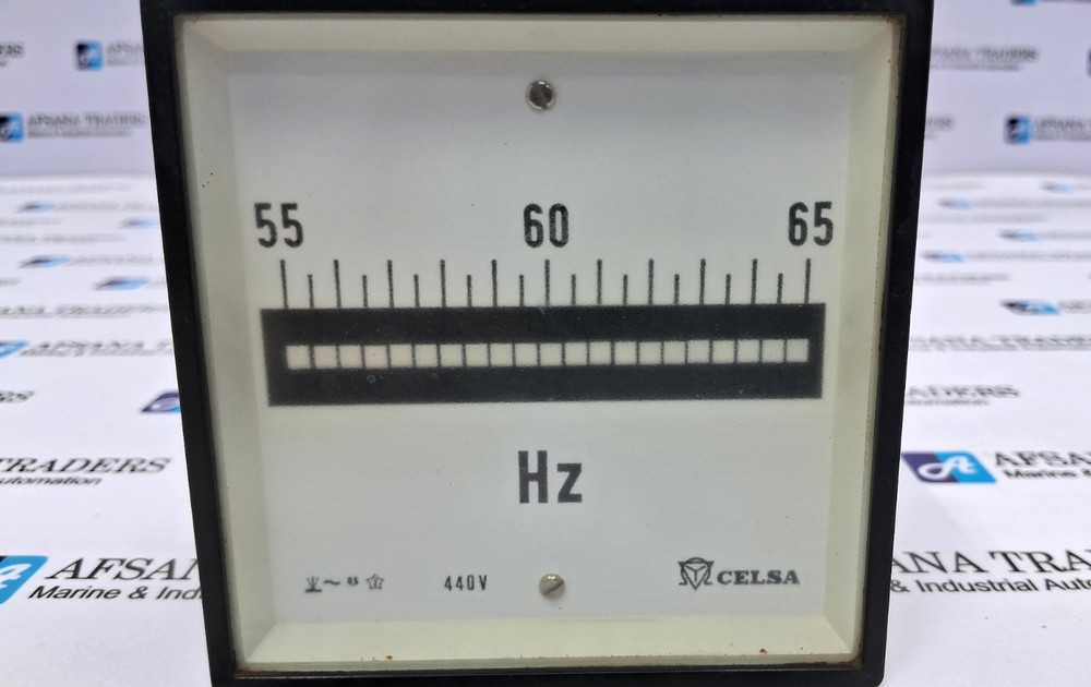 CELSA | 55-65HZ | 440V | FREQUENCY COUNTER METER