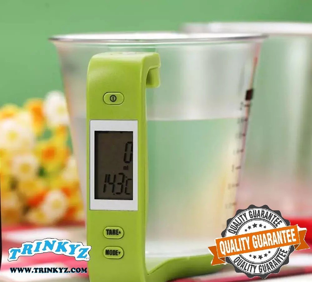 LCD Screen Multi-Functional Digital Kitchen Scale Measuring Cup 100-600ml 1000g