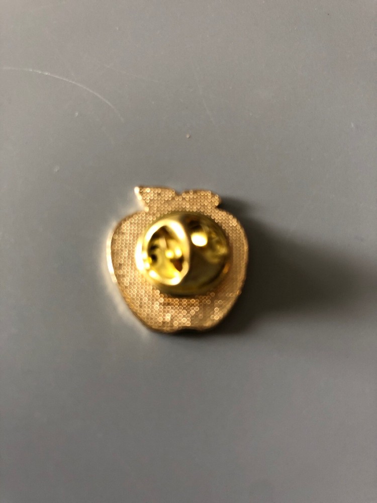Vintage Apple With Cross Pin