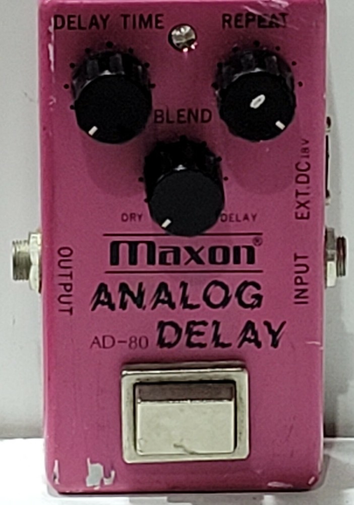 Maxon AD-80 Analog Delay Original Vintage Guitar Effect Pedal  UNTESTED