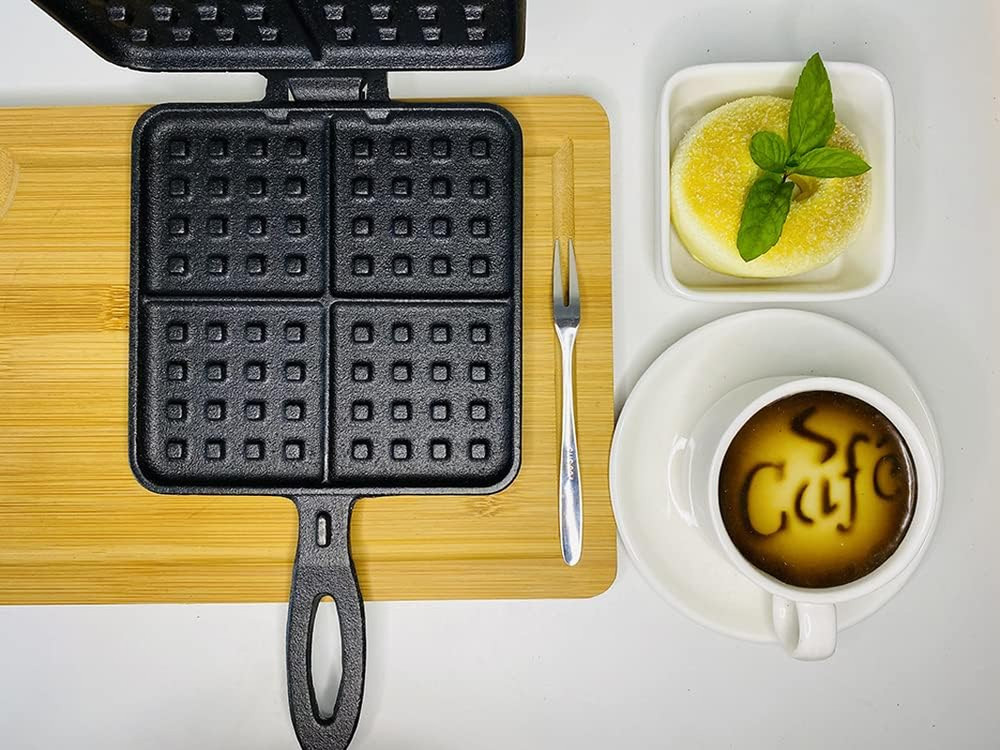 Cast Iron Square Waffle Iron Waffle Maker…