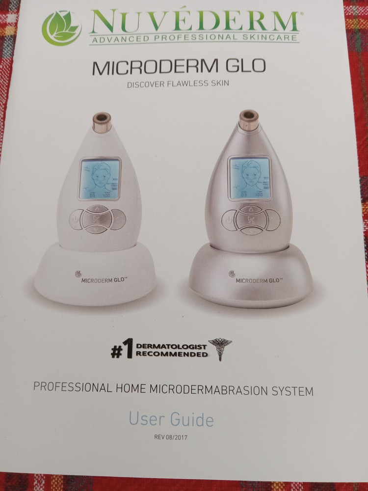 Microderm GLO Diamond Microdermabrasion Machine and Suction Tool Pre Owned