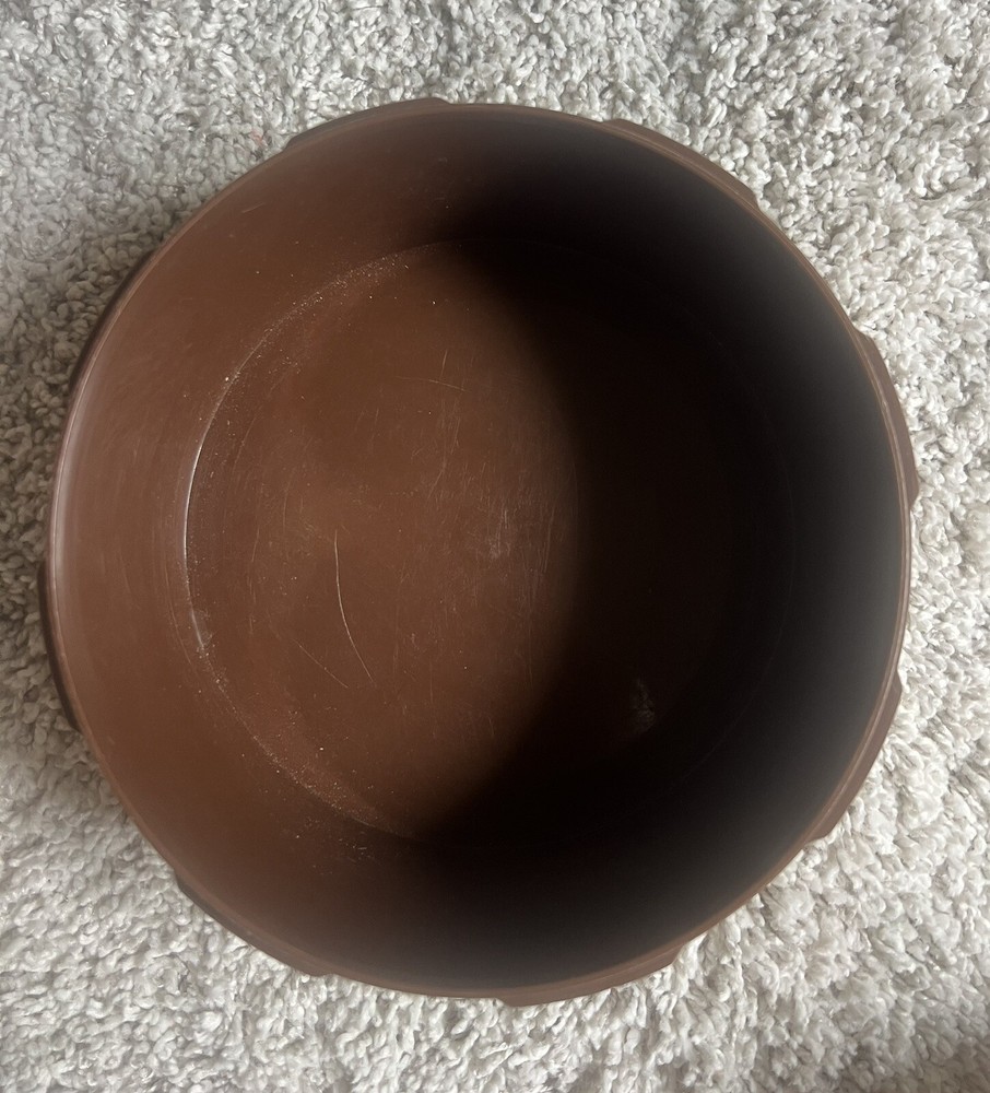 Tupperware Brown Round Servalier Storage Container Without Lid