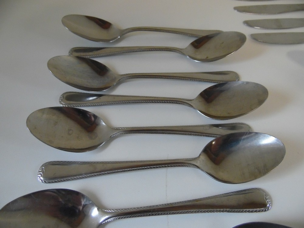 rogers stainless 18/0 D Stainless Flatware 44 peace