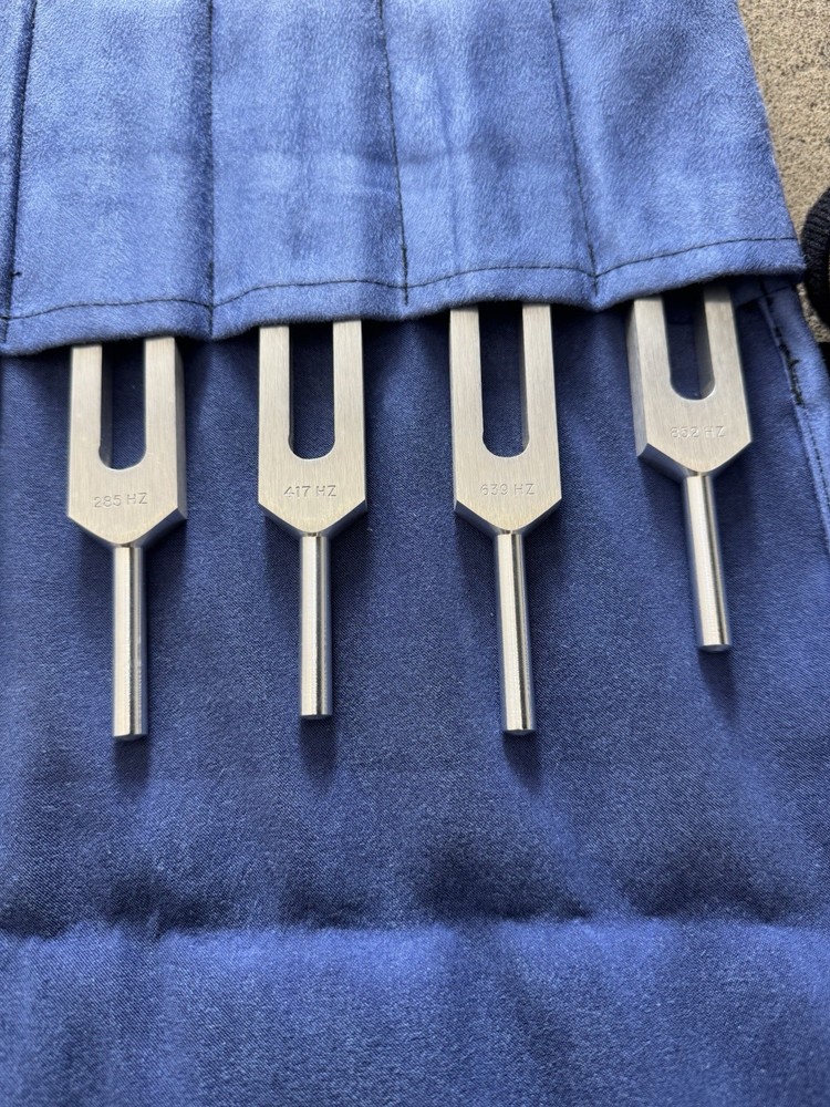 Omnivos 9 Sacred Solfeggio Tuning Fork Set