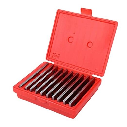 10 Pairs Precision Parallel Set 1/8" Thin Steel