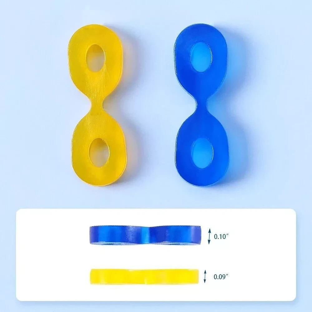 40 Pcs/Box Composite Soft & Hard Elastic Matrix Matrices Rubber Dam Fixing Wedge