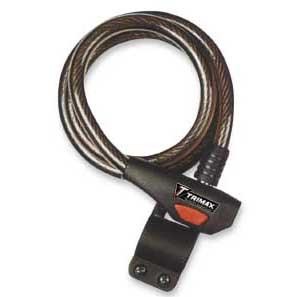 Trimax Trimaflex Coiled Lock - 72in. Cable with Quick-Release Lock - TKC126