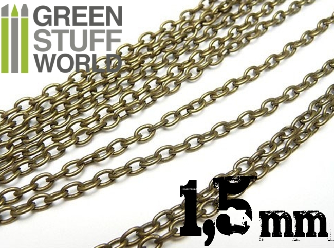 Hobby Chain 1.5 mm (1 meter) - Miniatures - Modelling Tool