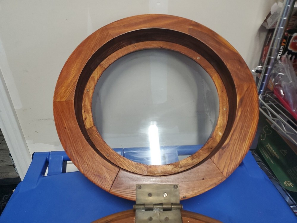 Large Antique Circular Wall Clock Trade Mark "S" Working