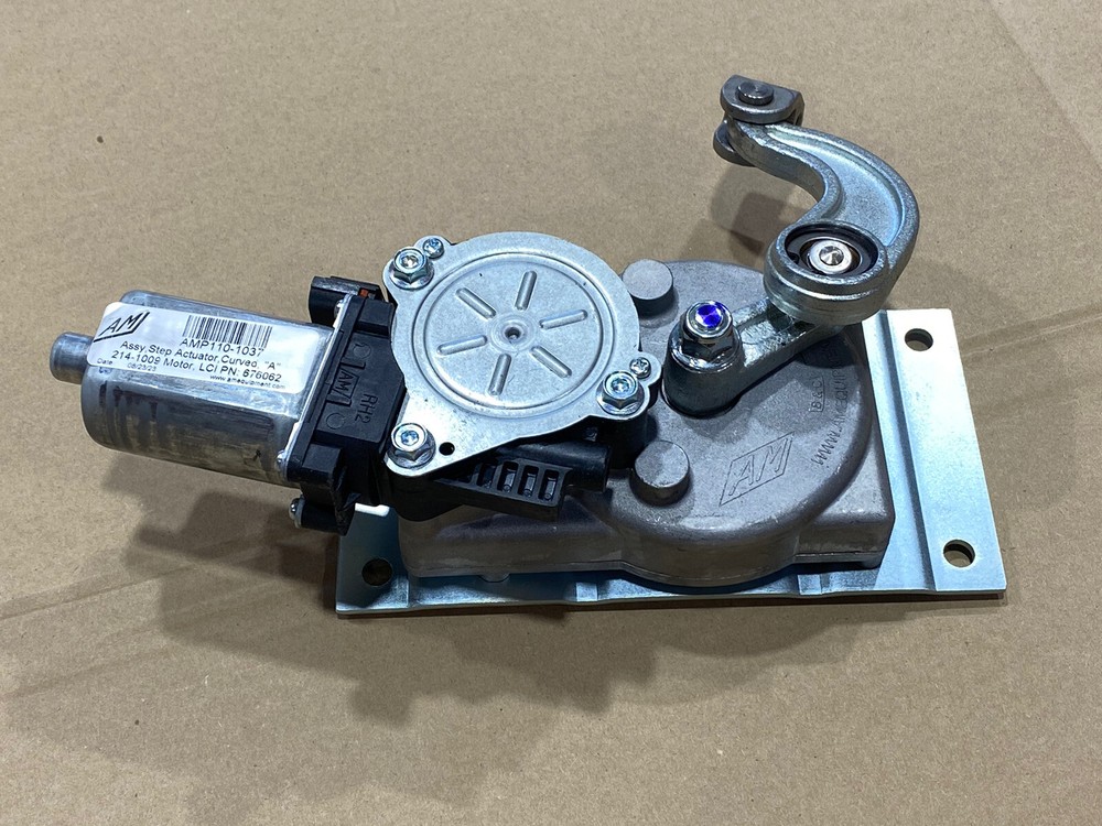 AMEquipment Rv Step Actuator Curved “A” Assy And Gear Box For Kwikee 214-1009