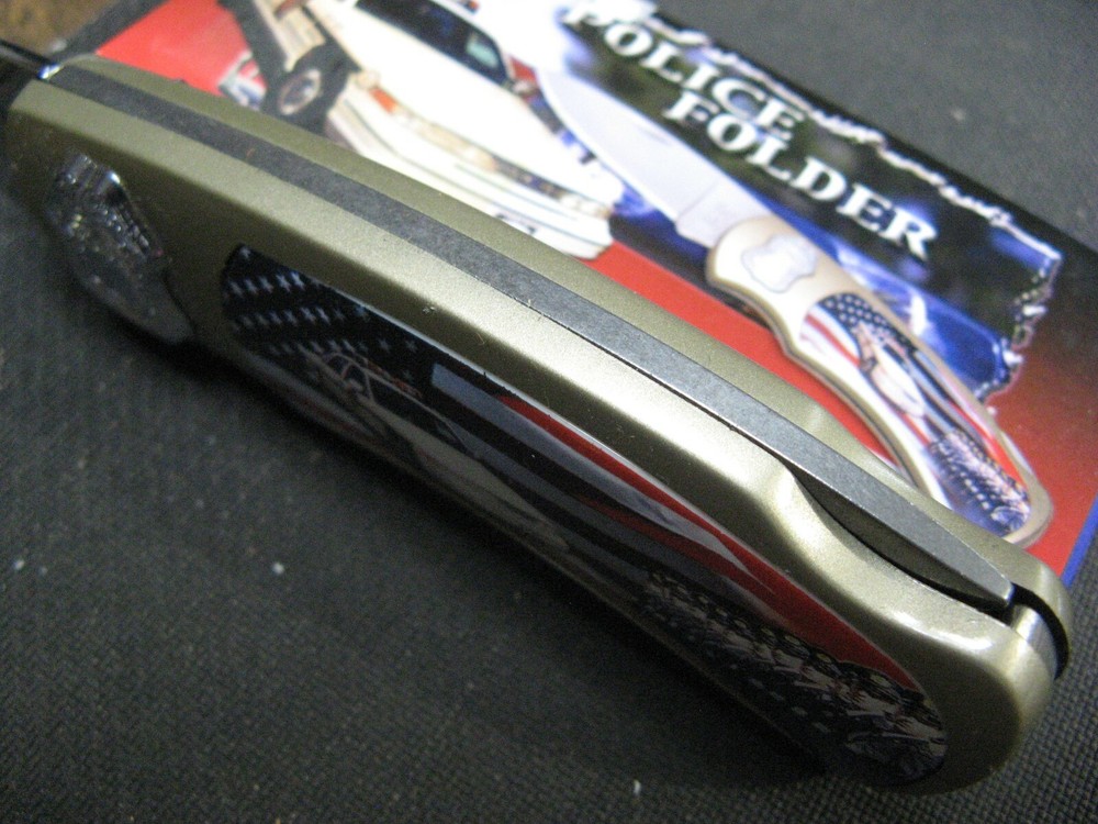 3" Stainless Folding Lockback Knife 7" overall