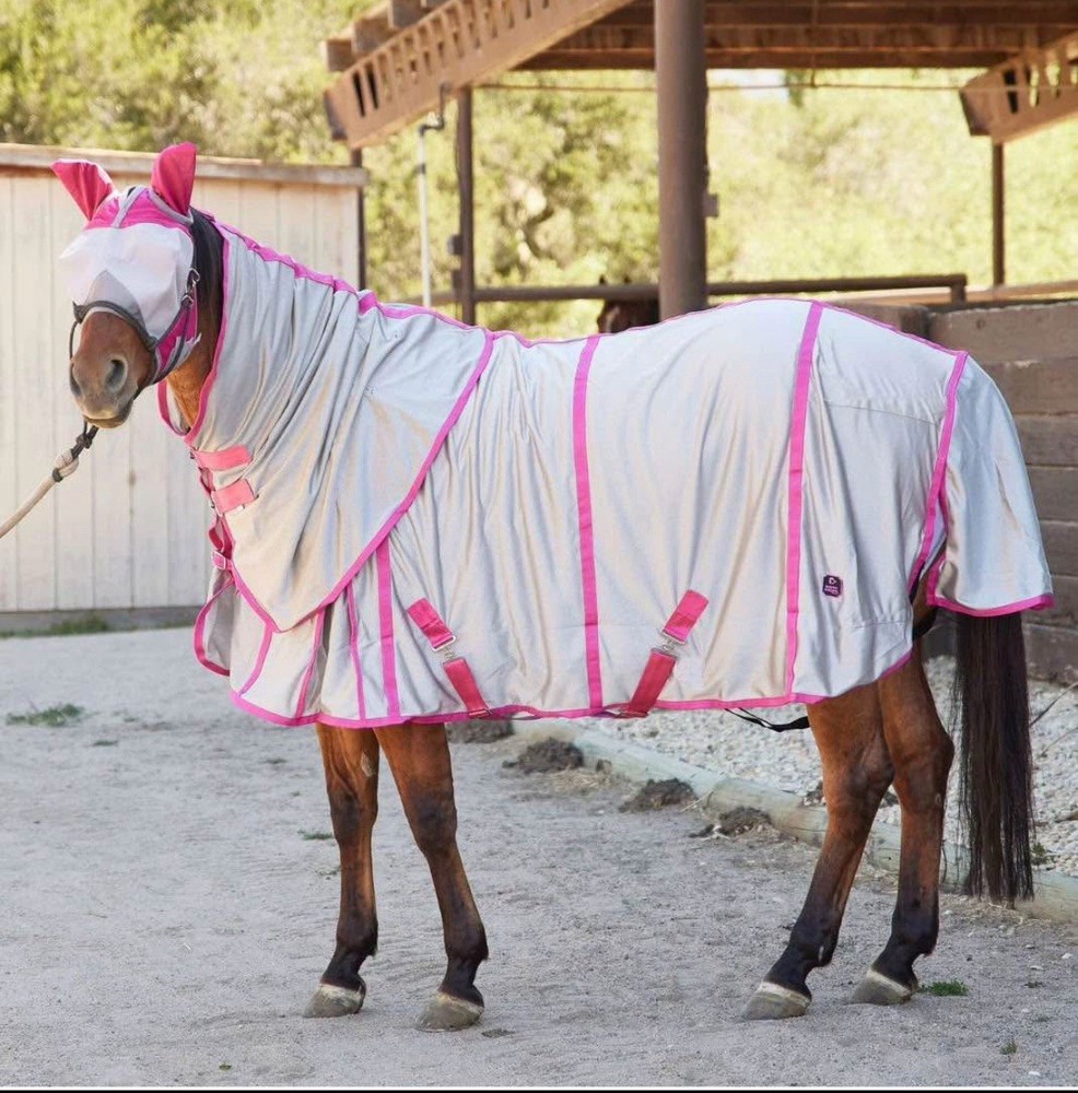 Majyk Equipe Fly Sheet Pink/Grey 73”