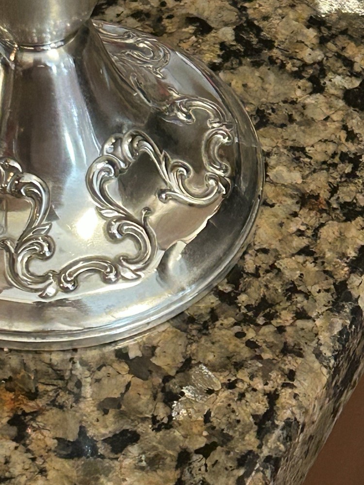 Gorham Weighted Sterling Chantilly Candlesticks #1411