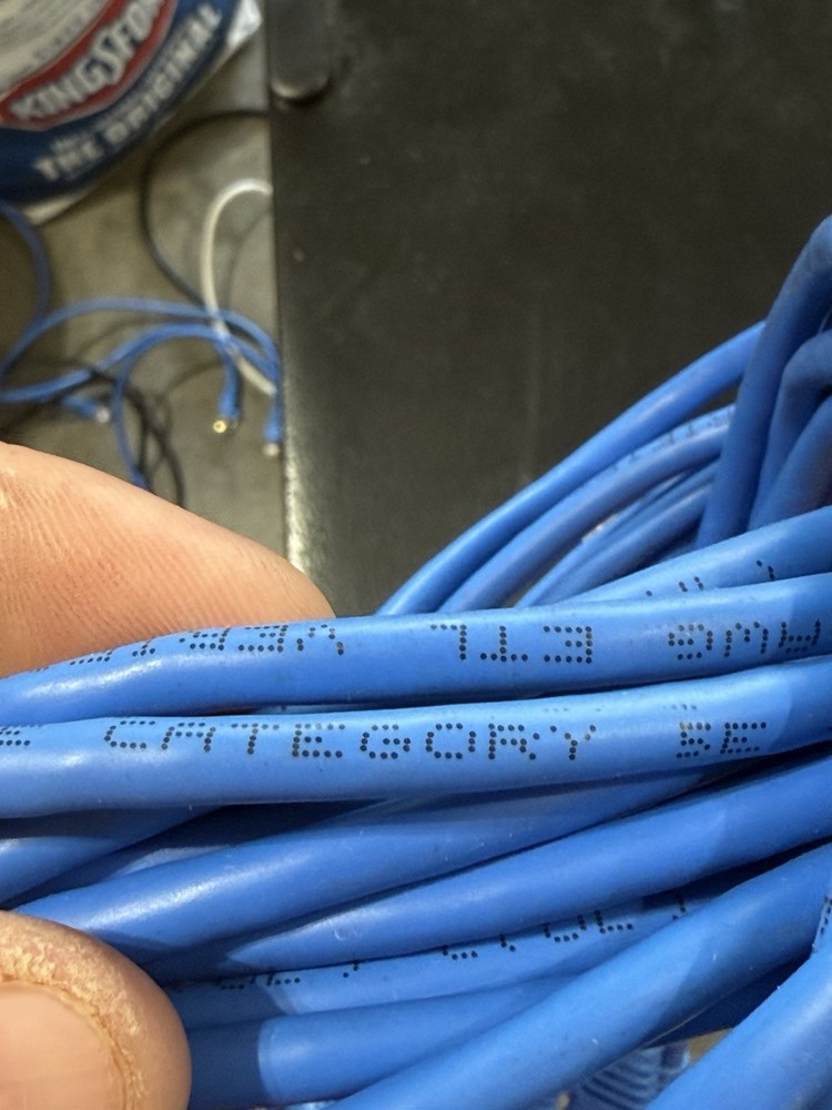 Category 5E Snagless Cables (3’ Ft) Cables Blue