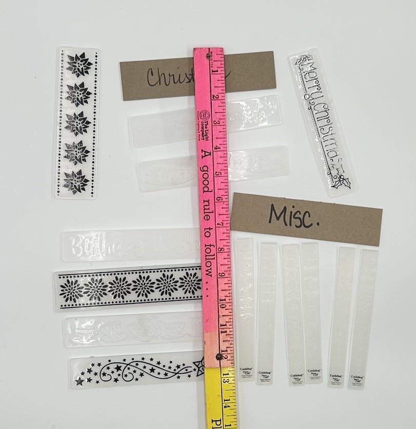 14 Embossing Folders Plastic Cuttlebug Unbranded Plastic Misc And Christmas