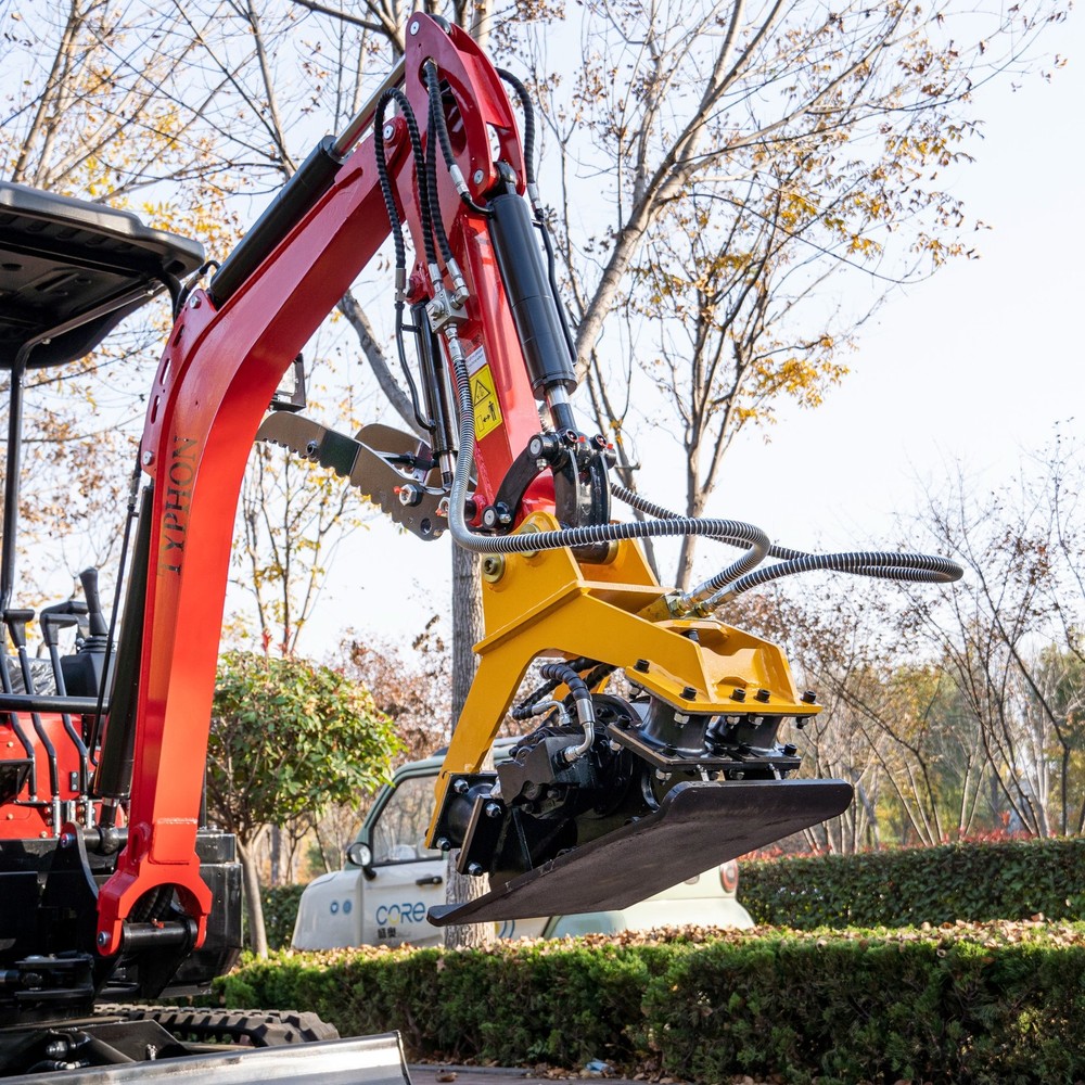 TYPHON Compatible Hydraulic Plate Compactor Attachment for Mini Excavators 1-2 T