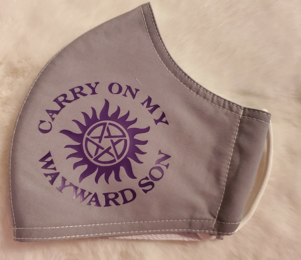 Supernatural Theme Face Mask Includes FREE Decal