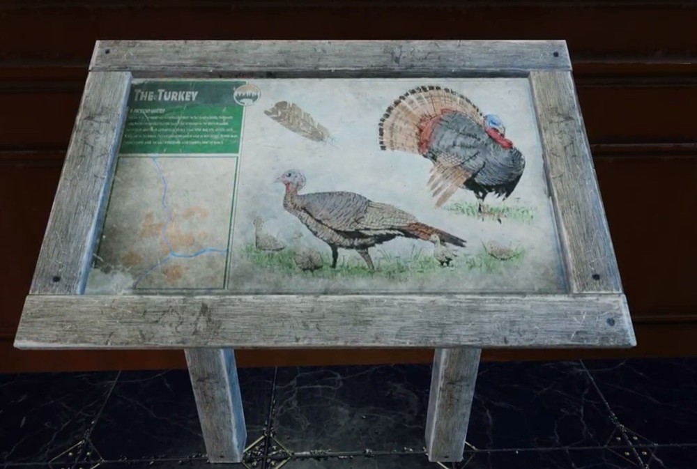 (Xbox) Wildlife Turkey Trail Sign Plan