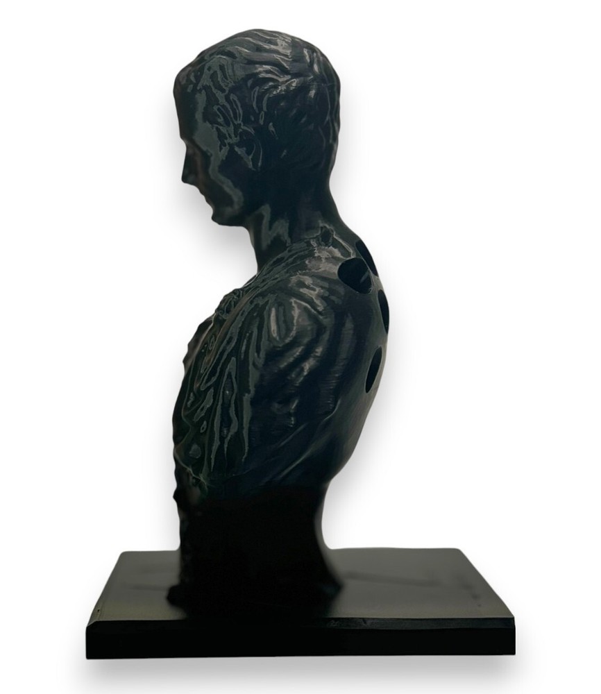 Julius Caesar Pen Holder: A Unique and Functional Desktop Organizer, Black