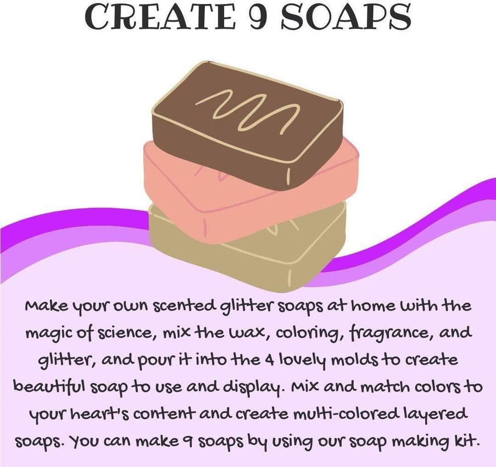 Explore STEM Learner Soap Making Kit Glitter DIY Science Education