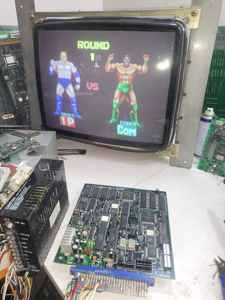 Champion Wrestler arcade game board pcb