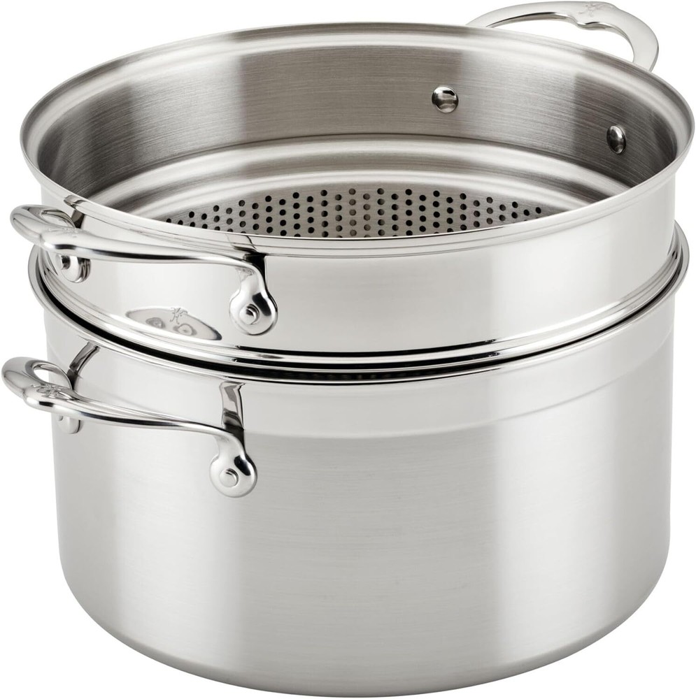 Hestan Provision Cookware, Pasta Insert, Stainless Steel
